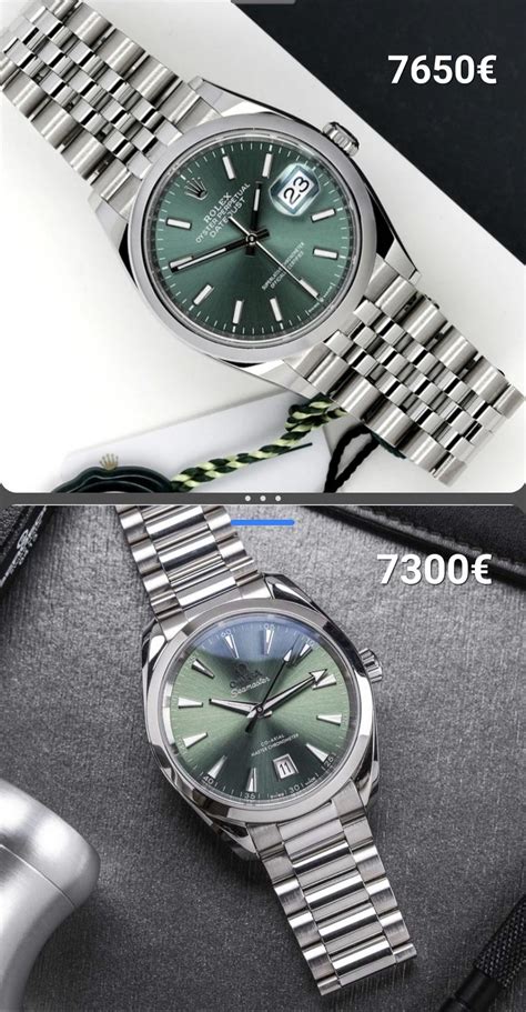 omega aqua terra case thickney vs rolex datejust|Rolex Datejust vs omega.